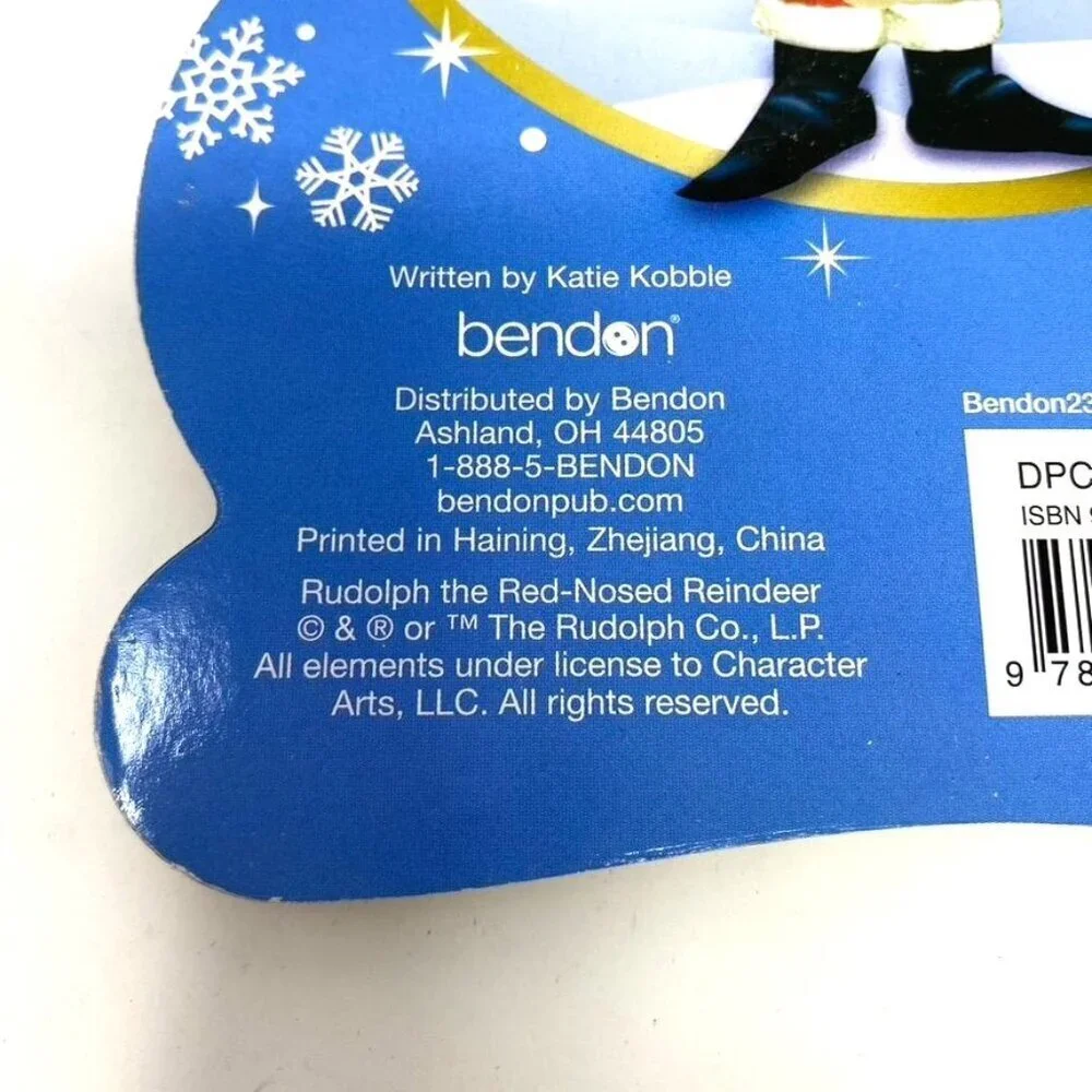 Bendon Rudolph The Red Nosed Reindeer Board Book Ages 2+ Stocking Stuffer